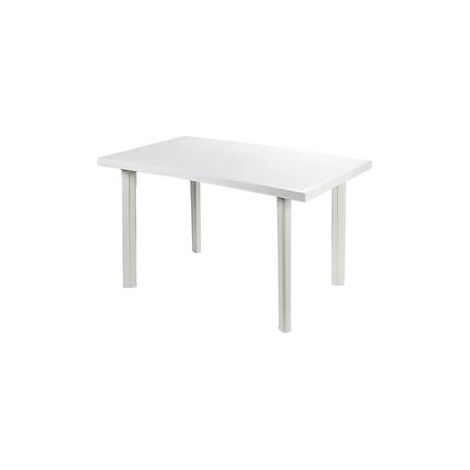 TAVOLO DA GIARDINO VELO BIANCO CM.125X76X72H. cm.126x76x72h. peso kg.8,8
