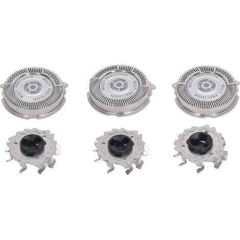 3-teiliger Barttrimmerkopf aus Edelstahl und ABS, kompatibel mit Norelco SH50, S5080, S5570, S5079 und PT725, Ersatztrimmerklinge (1/5)