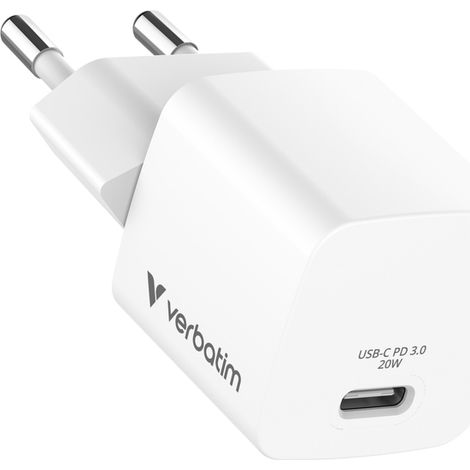 Verbatim 32395 chargeur d'appareils mobiles Universel Blanc Secteur Charge rapide Intérieure