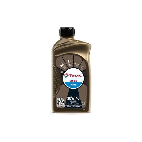 OLIO LUBRIFICANTE TOTAL SUPER PLUS 10W40 1 L - 12 pezzi