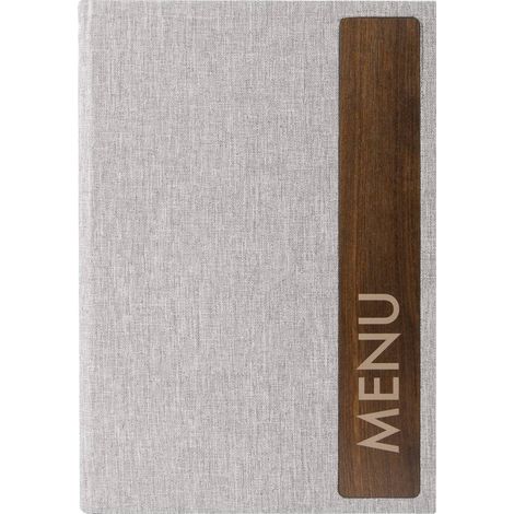 Sigel Cartellina di menu SM223 Grigio chiaro, Marrone 1 pz. (1/5)