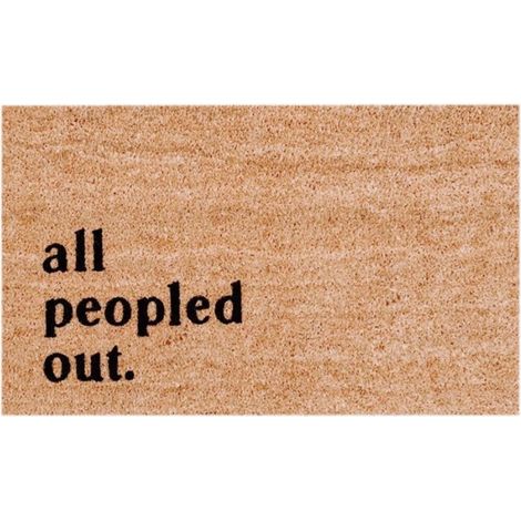 Tapis De Sols En Coco - Tapis D'Entrée Extérieur Et Intérieur - Anti-Dérapant Avec Dos Renforcé - Facile À Nettoyer - Dimensions 50 X 80 Cm - 1 Pièce (1/5)
