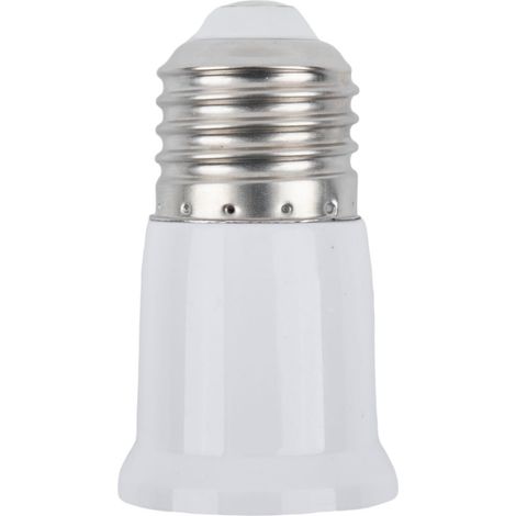E27 Weiße Keramik-Fassungsverlängerung, 65 mm, Verlängerungshalter für LED- oder Halogenlampen, ideal für die Innenbeleuchtung (1/5)