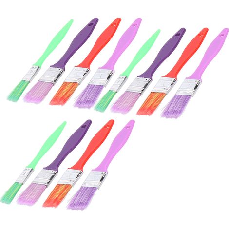Ensemble de 12 pinceaux pour enfants, outil de dessin et de loisirs créatifs pour débutants, pinceaux multi-usages