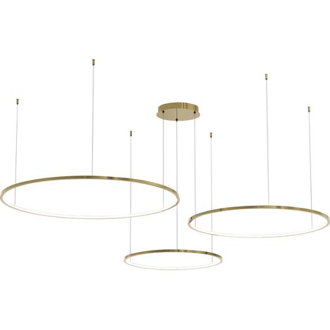 Lámpara colgante LED Saturno Gold de 100 W (1/5)