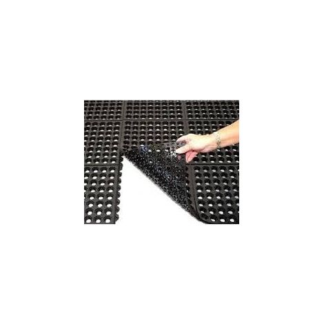 suelo Alveolar de goma 91,5 Cm X 91,5 Cm ( Espesor 12 Mm) CALIDAD SUPERIOR