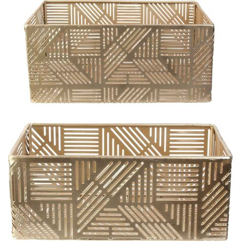 SET DI 2 ORGANIZZATORI Amiable S oro MODERNO (1/5)