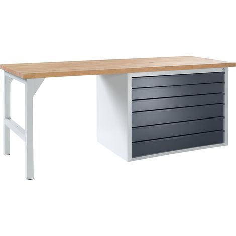 FRANKEL kaiserkraft, Établi modulaire, 6 grands tiroirs, (1/5)