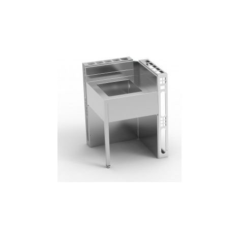 Bar Lynx Module d'Angle Cuve à Vin L 770 x P 650 mm - Eratos