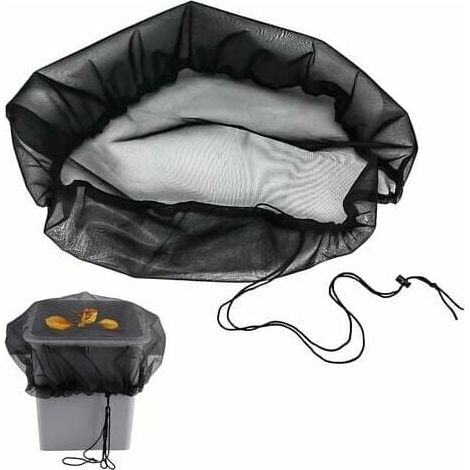 Piece Rain Barrel Net, Adjustable Rain Barrel Cover Net, Anti-Mosquito Net for Outdoor Garden Barrel Rain Cover MUMU (1/4)