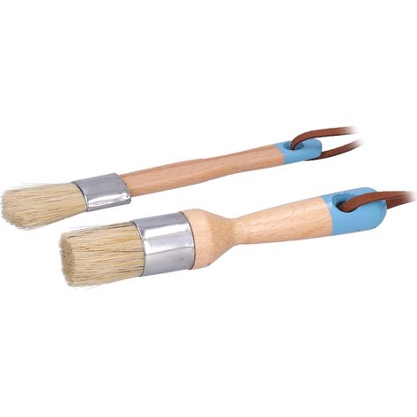 1-Zoll x 2 Kreidewachspinsel für Möbel, DIY-Mal- und Wachswerkzeug, Heimdekoration (1/5)