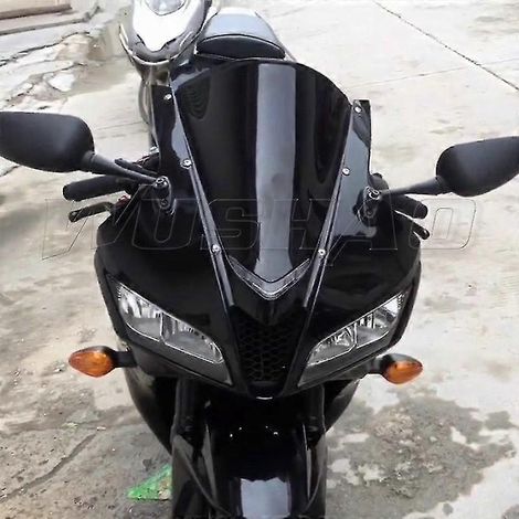 Pare-brise double bulle pour moto Honda CBR600RR F5 (2007-2012) - Noir (1/5)