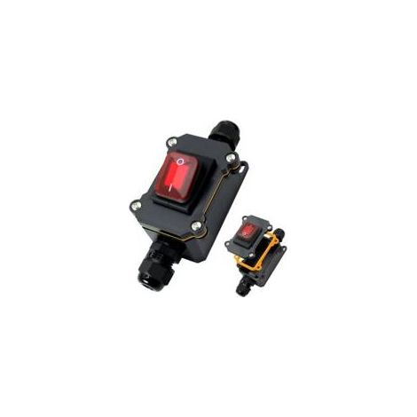 220V 30A 4-poliger wasserdichter Schalter, wasserdichter Wippschalter für mechanische Geräte, medizinische Lampen usw.