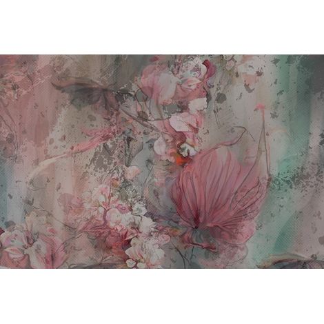 Papier peint panoramique - Fleurs Design - 130 cm x 86 cm (1/2)