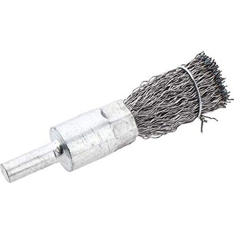 Brosse métallique type stylo — Accessoire pour outil rotatif (Spéc. : 6 x 16 mm) (1/4)