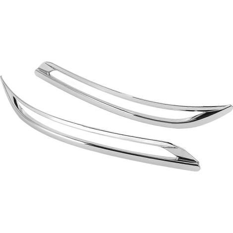2PCS Garniture de Feu Antibrouillard Arrière Chrome Argenté Anti-Décoloration Remplacement XC60 2018-2020 (1/4)