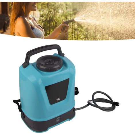 Elektrisches Sprühgerät, robust, wiederaufladbar, 10 l, blau, mit Griff und integriertem 2600-mAh-Akku (Typ C) (1/5)
