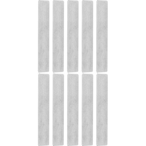 10 pièces accessoires de pompe rectangulaire en fonte de plaque de soupape de compresseur d'air pour cylindre de 51mm (1/4)