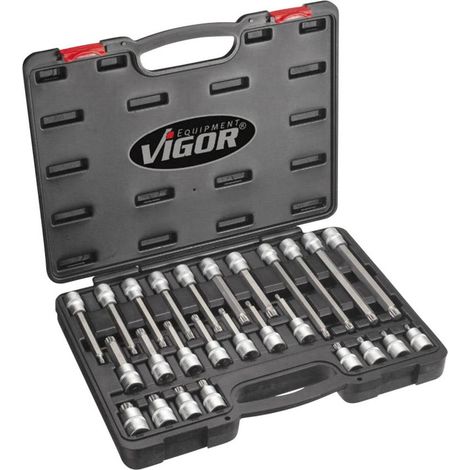 Vigor Kit inserti giravite a bussola 1/2 (12.5 mm) 26 parti V1918 (1/5)