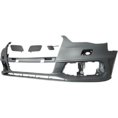 Pare-choc avant à peindre avec trous lave-phares S-Line Audi A3 et A3 Sportback 8V phase 1 2012-2016