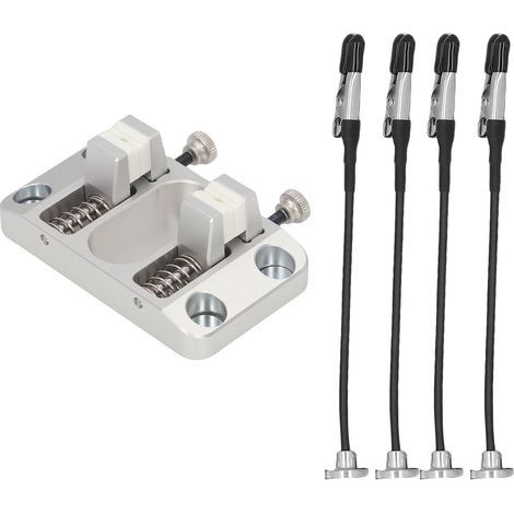Pince à fil pour Station de soudage, ouverture maximale de 12mm, fixation de soudage électrique avec 4 Clips magnétiques pour la réparation de bijoux électroniques (1/5)