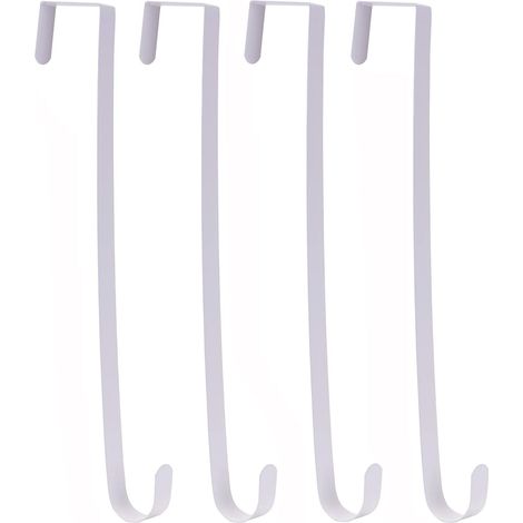 Crochet Pour Guirlande - Crochet Métallique Sans Perçage - Pour Porte Intérieure Extérieure - Hauteur 32 cm - Lot de 2 (1/5)