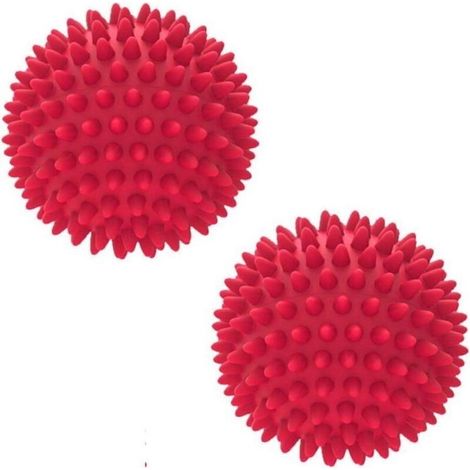 Balles De Massage Pieds - Picots Rigides Pour Réflexologie Et Thérapie Points De Déclenchement - Lot De 2