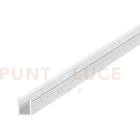SLOT SURFACE PROFILO BIANCO L 2000 x H 9 x P 8 mm IN ALLUMINIO