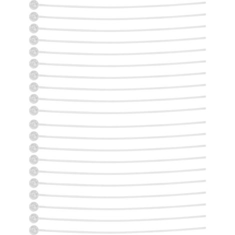 20 pièces Fils de Nettoyage pour Aides Auditives Transparents Réutilisables, Élimination des Impuretés, Amplificateur Sonore, 38mm (1/5)