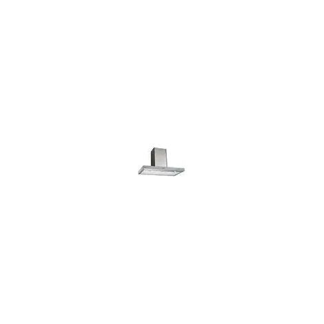 Brandt – Hotte décorative murale inox 90 cm – Débit d'extraction 617 m³/h – Classe énergétique B – Éclairage LED – Filtre à charbon inclus - BHB6901X (1/3)