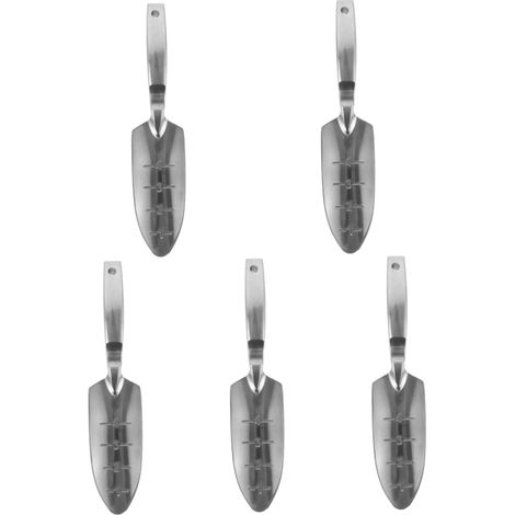 5 Pièces Ensemble d'outils de Jardin désherbage Jardinage Plantation Pelle à truelle de transplanteur Outil à Main de truelle de pelles de d'aluminium (1/5)
