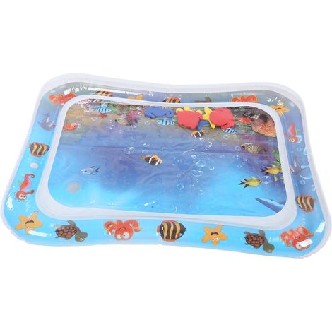 Tapis d'eau gonflable pour bébé, motif animaux marins, voyage, portable, jouet n° 1 (1/5)