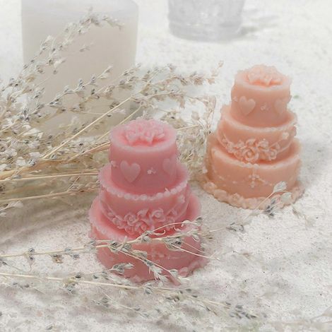 Moule à biscuits à trois étages, moule à gâteau en forme de gâteau, accessoires de pâtisserie maison à faire soi-même (1/4)