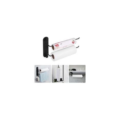 Porte-Essuie-Tout Mural - Support pour Papier Sopalin, Sans Perçage, Fixation Facile dans Cuisine, Salle de Bain (1/5)