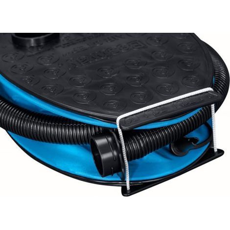 Pompe À Air Manuelle - Volume De Course 1 6 L Cycle - Pour Bouées Et Matelas Gonflables - 3 Adaptateurs De Valve Universels - 1 Pièce (1/5)