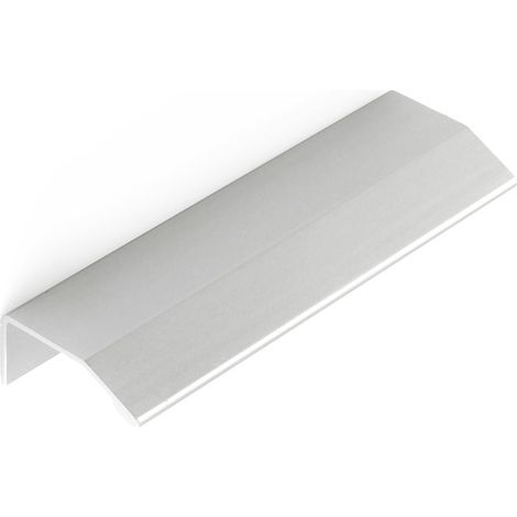 Asa de aluminio con acabado anodizado mate, dimensiones:120x18x39mm y entrepuntos:96mm -