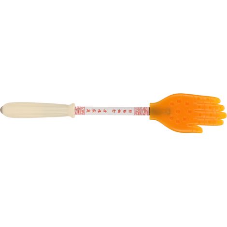 Marteau de massage en silicone souple, forme paume de main, avec huile essentielle (1/5)