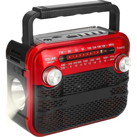 Radio Solaire Poste FM Portable 3W (1/5)
