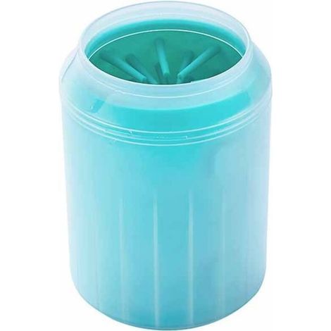Nettoyeur de pattes de chien portable, lave-pattes de chien, coupelle en silicone adaptée aux pattes de chat et de chien (vert) (1/5)