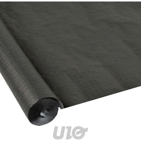 Nappe jetable en papier gaufré - Noir - Largeur 1,18m - Rouleau de 15m - Livraison gratuite