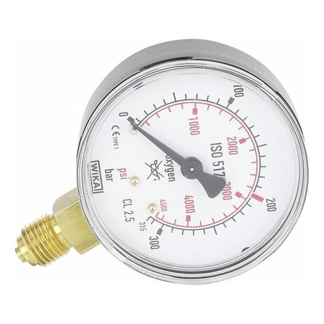 EINZEL-MANOMETER D63MM R 1/4