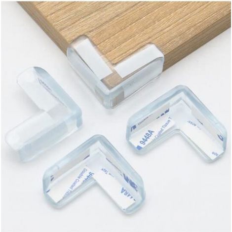 16 Pcs Protection Coin de Table Bébé, Protecteur d'angle de Meuble Transparent, Doux et Haute Résilience, Protège Le Bébé des Angles (1/4)