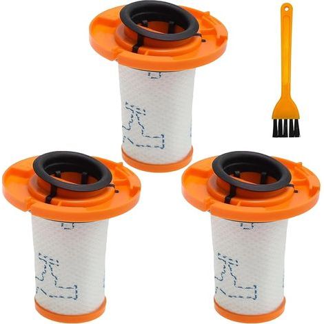 Filtres de rechange ZR009014 pour aspirateur sans fil Rowenta X Force Flex 13,60 12,60 14,80 16,60 : 3 filtres HEPA, 1 brosse de nettoyage (1/5)