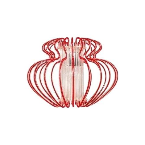 Lampada a sospensione Candellux Imperia 31-36608 Ø45cm rossa (1/2)