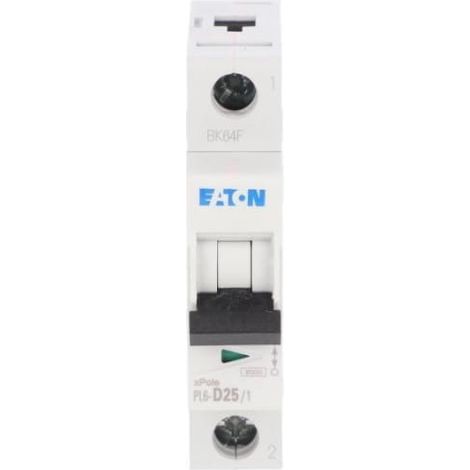 Interruttore automatico 1P D 25A 6kA AC PL6-D25/1 286547