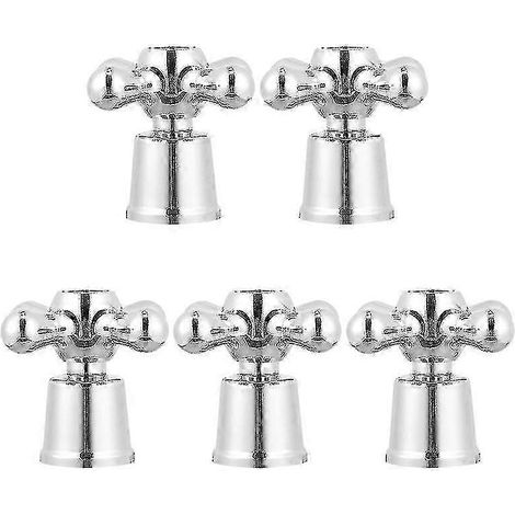 Lot de 5 boutons et poignées de robinet universels de rechange pour eau chaude et froide BEJOEYf26