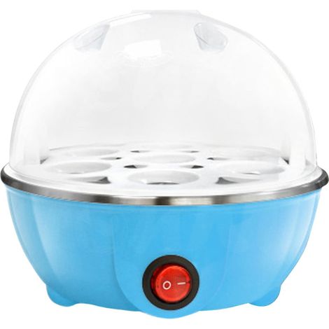 Cuiseur À Œufs - 350 W - Capacité 1 à 7 Œufs - Fonction Multicuisson Vapeur - Pour Préparations Bébé et Réchauffage Aliments - 15 x 15 x 15 cm (1/5)