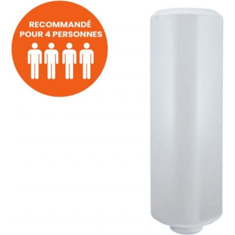 [JAMAIS UTILISE] Chauffe-eau gaz 200L vertical mural – Résistance stéatite – Cuve acier émaillé avec anode magnésium – 2200W – Pour installations domestiques (1/5)