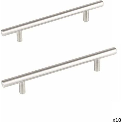 10 pièces ensemble complet de poignées de meubles de cuisine entraxe 64mm poignées de meubles de cuisine en acier inoxydable poignées d'armoire poignées de porte de cuisine poignées de meubles de cuis
