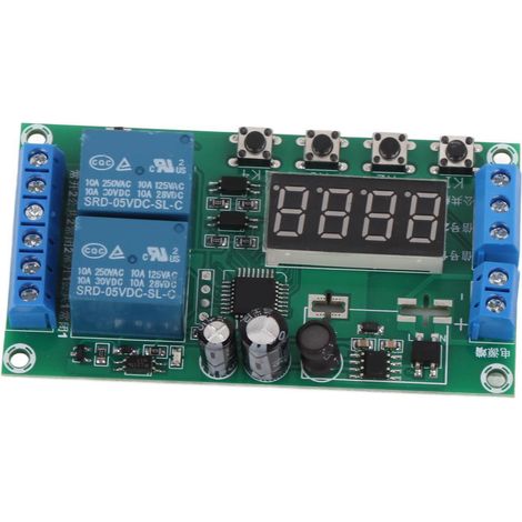 Module Relais Temporisé 2 Canaux Déclenchement par Impulsion YF-7 DC 7-30V pour Commande Électrovanne (1/5)